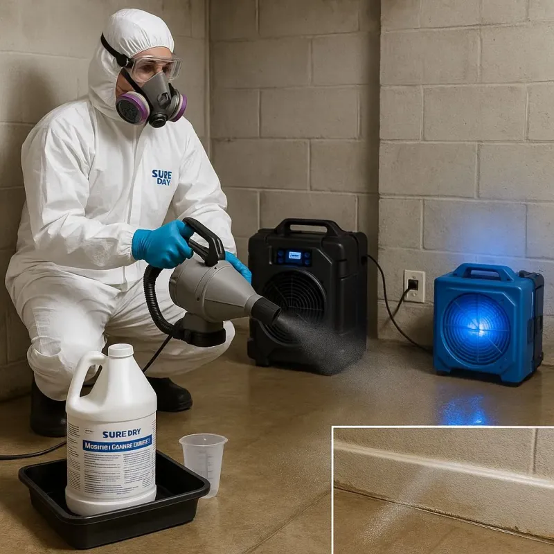 Sanitization and Odor Removal process in Northchase, NC