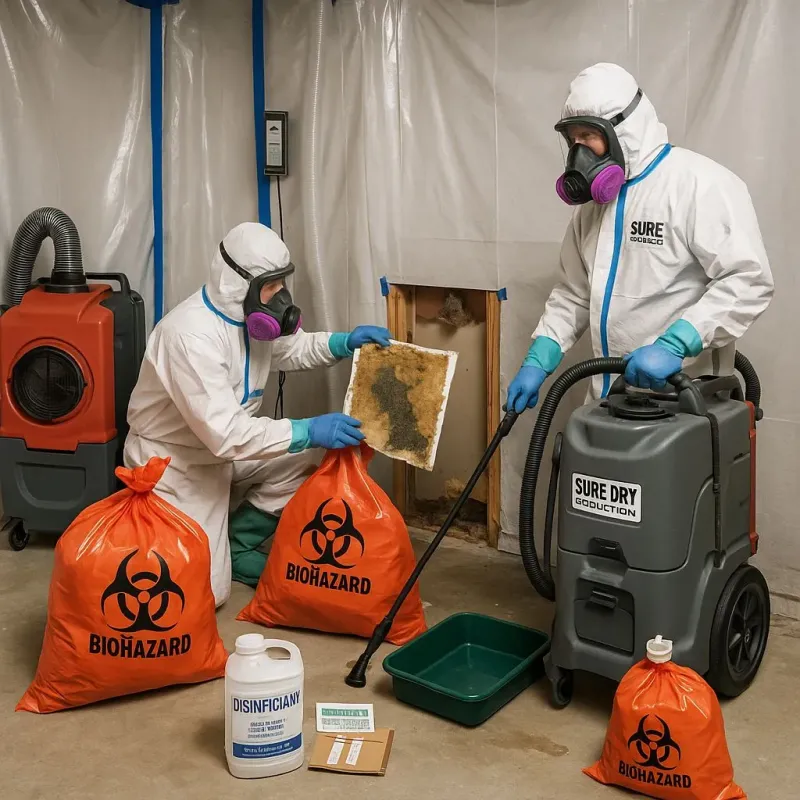 Contaminated Water Handling Protocols process in Northchase, NC