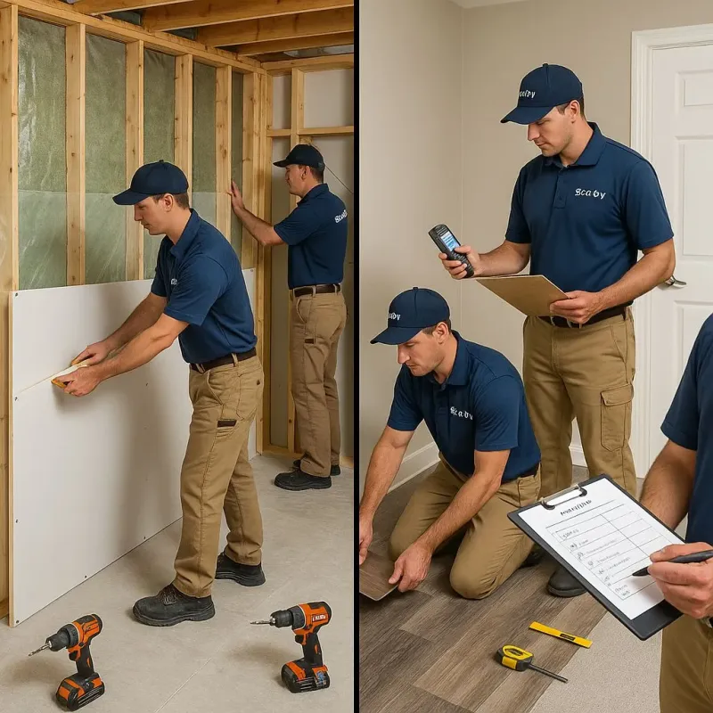 Repairs and Reconstruction process in Northchase, NC