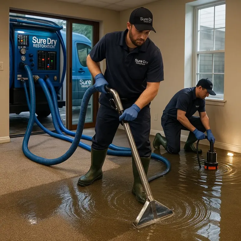 Water Extraction and Removal process in Northchase, NC